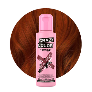 Tinta per capelli semipermanente Crazy Color True Copper, vegana, senza ammoniaca, colore a lunga durata - Product Image 1