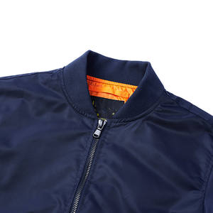 OEM personalizado de los hombres Vintage Nylon vuelo Bomber chaqueta tamaño 6XL bordado tinte procesamiento - Product Image 5