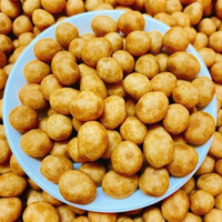 Kacang Tanah Kering Rasa Kelapa Renyah Khusus, Camilan Manis Asin, Pemasok Camilan Rasa Vietnam OEM, Siap Kirim