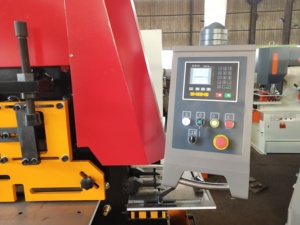 Hot khuyến mãi góc thép đấm Máy cắt nhà sản xuất đa chức năng ironworker máy cho thép tấm - Product Image 5