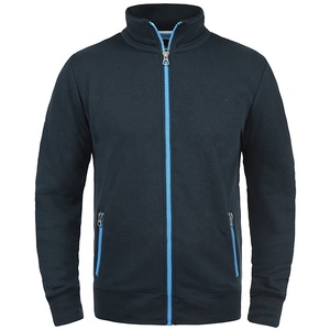 Custom High Quality Cotton Slim Fit Zipper up Colorblock Men's Sweatpants Hoody <b>Jumper</b> Sweatshirt Hoodies Men - Product Image 2