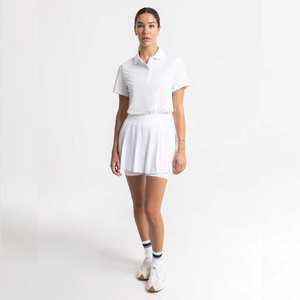 Faldas de golf con soporte de logotipo personalizado para mujeres con diseño elegante de tela transpirable y producción de etiquetas privadas al por mayor - Product Image 2