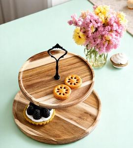 Moderno Soporte para Tartas de Metal de 3 Niveles, Ecológico, Hecho a Mano, Organizador Rústico para Exhibición de Postres, Decoración para Mesa de Cocina, Bodas y Fiestas de Té - Product Image 2
