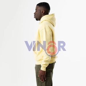 Sweats à capuche oversize pour femmes et hommes, logo brodé, décontracté, hip-hop, pull, mode d'hiver, imprimé, tissu français, uni, 100% coton - Product Image 2