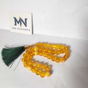 Rosary Tasbih Islamic Prayer Tasbeeh Good Quality Indian Product Single Piece Packing Resin Tasbih 33 Beads - Product Image 4