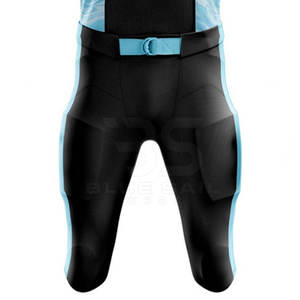 Uniforme léger de football américain Ensemble d'uniforme de football de performance avec maillot à col en V et pantalon flexible - Product Image 4