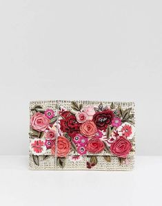 Único estilo bohemio bordado trabajo perla noche mano embrague monederos diseño elegante forro al por mayor - Product Image 3