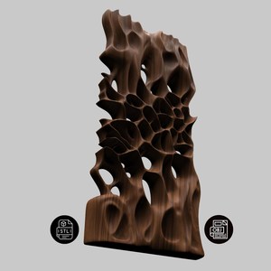 Décoration murale moderne Art Déco jaune citron faite à la main Kalatri avec support métallique pour portrait suspendu, idéale pour salon - Product Image 2