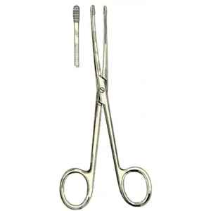 Pinzas para Esponjas Foerster de 9.5 Pulgadas, Rectas y Curvas, con Mordazas Serradas, Instrumentos Quirúrgicos para Sujetar Esponjas y Hisopos - Product Image 6