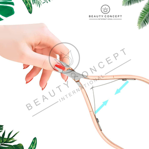Rose Gold Good Selling Nail Clipper Best Supplier Make Your Own Latest Stainless Steel Cuticle Nail Nipper Sustainable Nail Tool - Product Image 6