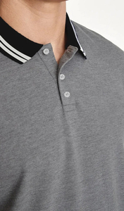 Camiseta Polo de moda para hombre de marca, ropa informal, de algodón 100% Jersey, manga corta, servicio OEM, logotipo y colores personalizados - Product Image 4