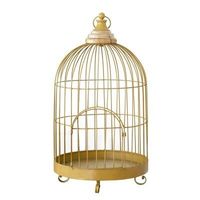 Cage à oiseaux en métal noir artisanat décor à la maison taille et couleur personnalisables en gros meilleure qualité