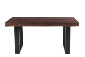 Table à manger de design industriel Vellor Live Edge pour la maison Bar Restaurant Bureau Bureau à domicile - Product Image 5