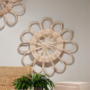 Decoración de pared de jardín de casa moderna ecológica Bohemia natural colgantes de pared decorativos de algas marinas tejidas a mano en forma y color personalizados - Product Image 6