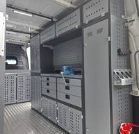 Système d'organisation intérieure pour véhicules industriels : Étagères modulaires, armoires de rangement, rayonnages pour voitures, fourgons et camions, OEM 12 Easy