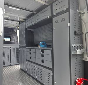 Industrial Grade Modular Vehicle Storage Cabinets and Shelf <b>Racks</b> Car Interior Organization System <b>Van</b> <b>Rack</b> Truck Shelving OEM - Product Image 3