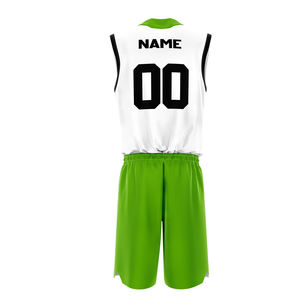 Vente flash : uniforme de basket-ball sans manches à sublimation, créez votre propre uniforme de basket-ball sportif à vendre - Product Image 3