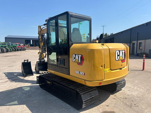 Excavatrice sur chenilles Cat 305.5E2 jaune, machine de terrassement hydraulique, équipement de construction lourd - Product Image 4