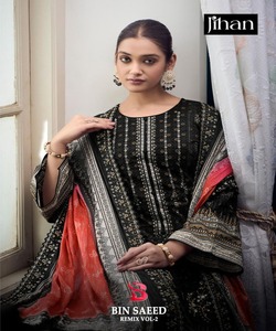 Dubaiabaya Robe modeste en lin élégant Hiver Abaya Pakistan Salwar Suit Kameez Turquie Robe musulmane Ensemble de 3 pièces - Product Image 6