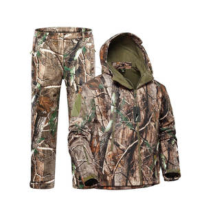 Ensemble de tenue de camouflage de chasse en toile respirante personnalisée pour hommes - Product Image 6