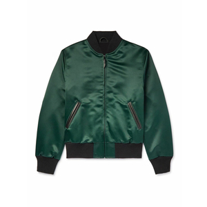 Chaqueta Universitaria de Satén Personalizada de Alta Calidad para Hombre, Fabricada en Pakistán con Bordado y Parches, Chaqueta de Satén Personalizada para Hombre - Product Image 1