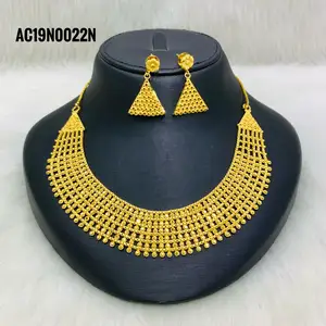 Nouveau design de colliers de bijoux plaqués or