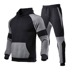 Top Quality Custom Logo Breathable <b>Jogger</b> Sweat Suit for Men OEM Pullover Track Suit with Hoodies and Tracksuits - Product Image 1