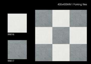 Carreaux de porcelaine antidérapants pour extérieur 16x16 pouces 40x40 cm 400x400 mm Finition mate Haute résistance pour allées et parkings - Product Image 1