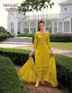 Belle robe la plupart des tendances de fantaisie robe Jacquard visqueux soie Kurti pantalon & Dupatta avec broderie et travail à la main femme mode - Product Image 6