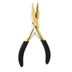 Nouveaux outils d'extension de cheveux Micro Link pince à sertir outils d'extension de cheveux humains en acier inoxydable pour sertir et enlever les perles - Product Image 1