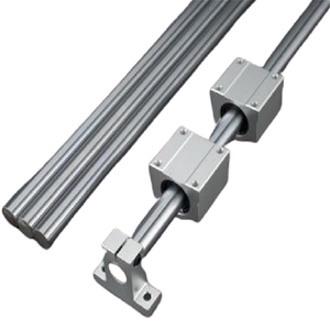 Rail de guidage linéaire personnalisé par le fabricant, axe linéaire de précision 45 #   Tige de piston usinée en acier chromé pour machine-outil - Product Image 1