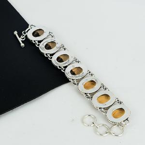 Morganite Gemstone Bracelet fait main Bracelet de bijoux en argent sterling 925 pour femmes, bijoux Boho pour cadeaux, cadeau d'anniversaire - Product Image 3