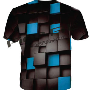 Camiseta informal unisex 100% algodón de secado rápido cómodo poliéster suave impresión personalizada sublimación Logo hombres mujeres camiseta lisa - Product Image 6