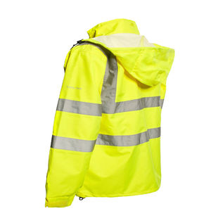Gilet de sécurité adulte personnalisé ANSI classe 2 respirant et imperméable avec réfléchissant haute visibilité et logo personnalisé - Product Image 4