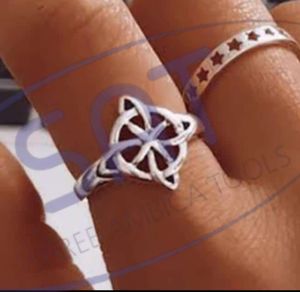 SAT Gold Silver Vancleef personalizado liso Rose pulsera hacer joyería troqueles moldes para hacer pulsera anillo troqueles Malasia Francia - Product Image 2