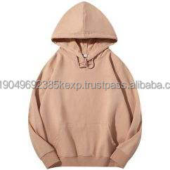 Sweat-shirt et sweat à capuche pour homme en coton 100% de haute qualité 2025, uni, teint, taille plus, personnalisable, sweat à capuche vierge pour homme - Product Image 6
