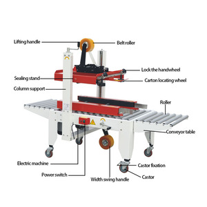 JL-FA500 nhà máy giá nhỏ các tông trường hợp hộp carton Băng đóng gói niêm phong máy - Product Image 4