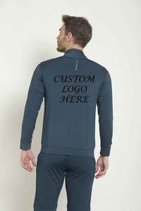 Vente en gros Tenue de sport de haute qualité avec logo brodé imprimé personnalisé Pantalon deux-pièces pour la course à pied et l'entraînement Survêtements décontractés pour hommes - Product Image 4