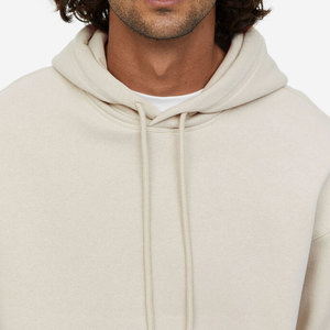 Sweat à capuche oversize vierge de qualité supérieure, épaules tombantes, en molleton bouclette 100 % coton épais, vente en gros pour le marché américain - Product Image 3
