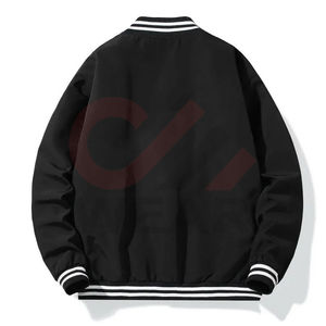 Venta caliente de moda de satén de seda al por mayor Varsity Jacket Custom Color Logo Men Varsity Jacket Made in Pakistan OEM ODM Revisado - Product Image 5