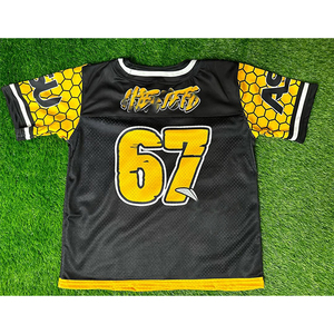 Custom 7v7 Football Uniforms for Youth Fully Sublimated 7 on 7 Uniform Set Quick Dry Men's Breathable 7 on 7 Uniform OEM - Product Image 4