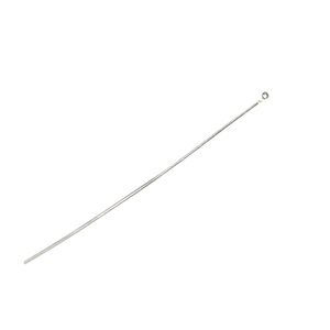 Plata de ley 60*0,5mm Headpin con bola Hallazgos de plata de ley para colección de joyería - Product Image 1