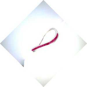Pink <b>Ruby</b> Gemstone Tennis <b>Bracelet</b> Trendy Classic Style Jewelry for Women Party Wear and All Seasons for Gifting - Product Image 3