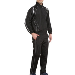 Vente en ligne Veste zippée brodée décontractée Jogger Ensembles Color Block Nylon Sweat Pant Windbreaker Sportswear Survêtements pour hommes - Product Image 5