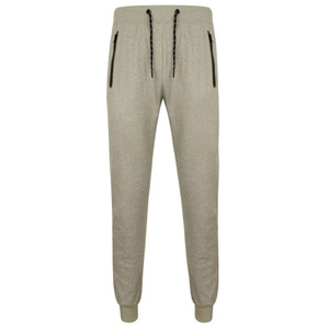 2025 Custom Slim Fit Men's Gym Sweatpants Cotton Joggers with Polyester <b>Drawstring</b> Terzo Sports Casual Canvas Sport <b>Trousers</b> - Product Image 1