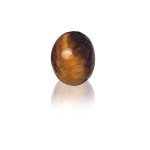 Pierre précieuse naturelle Œil de tigre 10,25 Ratti, cristal poli chargé de Reiki pour la confiance, la concentration et la protection - Product Image 2