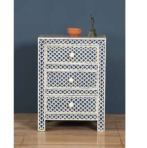 Meuble de rangement élégant en os incrusté, design unique, fait main, décoration d'intérieur, disponible au prix direct usine - Product Image 1