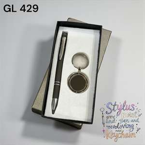 Regalo Corporativo: Elegante Juego de Bolígrafo y Llavero para Regalos Promocionales y Empresariales de Navidad al Mejor Precio - Product Image 2