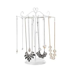 Soporte de almacenamiento de joyería de madera y hierro Tamaño y forma personalizados Soporte de exhibición de joyería para uso de mesa - Product Image 3