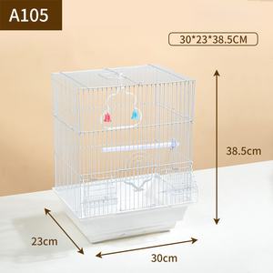 Hete Aanbieding Vogelkooien voor Kweek A105 Vogelkooi IJzerdraad Duurzaam en Hoge Kwaliteit Papegaai Kleine Villa Metaal Kijkvenster - Product Image 4